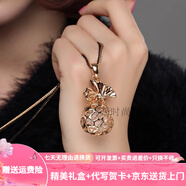 詩(shī)筠（SHIJUN）2026新款毛衣鏈百搭千尋海風(fēng)幸運錢(qián)袋長(cháng)款項鏈掛飾韓版七夕情人節