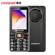 酷派（Coolpad）老年機4G全網(wǎng)通 全新老年人手機 防砸鋼化玻璃屏 超長(cháng)待機大字體大聲音學(xué)生按鍵手機 P100 黑色