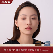 白嵐由我耳釘女茶色瑪瑙小眾氣質(zhì)感大氣精致設計耳飾生日禮物送老婆 琥珀&925銀