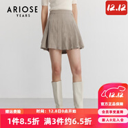 艾諾絲雅詩(shī)商場(chǎng)同款春秋新款小短裙百褶裙半身裙女學(xué)院風(fēng)JK裙10123505 燕麥色 XL （建議體重115-125斤）