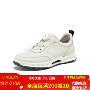 暇步士（Hush Puppies）（專(zhuān)柜）暇步士2024秋新款簡(jiǎn)約舒適運動(dòng)風(fēng)男休閑鞋A2X02CM4 白色 40