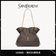 YSL圣羅蘭【24期免息】女士JAMIE SHOPPING中號羊皮革托特包 都市灰 U