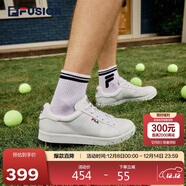 FILA FUSION斐樂(lè )官方潮牌男子板鞋冬季休閑鞋網(wǎng)球文化鞋小白鞋 