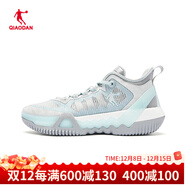 喬丹（QIAODAN）磨礪6籃球鞋男2025秋冬款防滑耐磨低幫實(shí)戰球鞋男AM33240112 灰銀色/純質(zhì)灰-【門(mén)店直發(fā)】 41