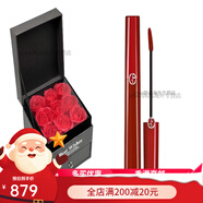 阿瑪尼（ARMANI）節日禮物紅管 玫瑰禮盒口紅套裝 絲絨啞光霧面素顏氣配件 阿瑪尼紅管405+古馳啞光505
