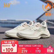 361°運動(dòng)鞋女秋冬季保暖網(wǎng)布輕便減震通勤休閑跑步鞋子女682232210-1