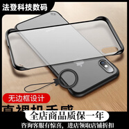 Smorss適用iphone16promax手機殼MagSafe磁吸精孔鏡蘋(píng)果16promax保護套 蘋(píng)果xr【微磨砂透明】石墨黑 蘋(píng)果xr