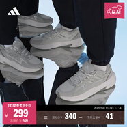 adidas「波波鞋」OZWAVE休閑厚底增高老爹鞋男女阿迪達斯輕運動(dòng)   深灰色/淺灰色   39