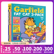 加菲貓英文原版漫畫(huà) 1-25冊 75個(gè)故事 25年新書(shū) Garfield Fat Cat 3 Pack 經(jīng)典趣味幽默漫畫(huà) 兒童圖畫(huà)故事書(shū) Jim Davis 預售 加菲貓漫畫(huà) 三合一 6