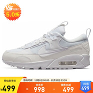 耐克NIKE休閑鞋女氣墊AIR MAX 90 FUTURA運動(dòng)鞋DM9922-101白36.5