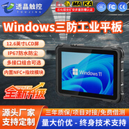 透晶觸控自營(yíng)三防平板電腦加固防爆手持智能終端戶(hù)外GPS北斗定位掃描ipad定制12.6英寸 N100/8G+128G