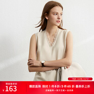 AMII女裝2025職業(yè)西服套裝女夏季新款休閑外套時(shí)尚西裝兩件套 杏色(吊帶背心) XL (170)