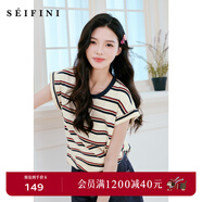 詩(shī)凡黎（'SEIFINI）【明星同款】薄荷丹寧詩(shī)凡黎牛仔連體褲2024夏甜酷無(wú)袖背帶長(cháng)褲女 米白T恤 XL