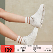 特步情侶男女板鞋小白鞋空軍一號冬季革面保暖運動(dòng)板鞋休閑鞋