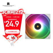 利民(利民) TL-E12W-S V3 12cm PWM機箱散熱風(fēng)扇 2000轉速 S-FDB軸承 4PIN PWM 幻彩風(fēng)扇ARGB