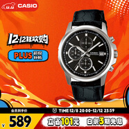 卡西歐（CASIO）手表男三盤(pán)休閑簡(jiǎn)約學(xué)生考試石英日韓表圣誕節禮物MTH-5001L-1A