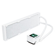 先馬（SAMA）MW360D-PRO二代360一體水冷ARGB燈光全新水冷式散熱器神光同步 冰虹120A彩色版 先馬XW36SII二代/3.4英寸方屏 白色 無(wú)風(fēng)