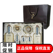 后（WHOO）套裝天氣丹花獻華泫水乳霜套盒多效修復女士護膚生日禮物 天氣丹三件套盒+禮盒袋