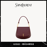 YSL圣羅蘭【24期免息】女士VOLTAIRE皮革手提包赤霞珠紅色 赤霞珠紅色 U