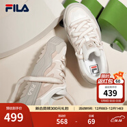 斐樂(lè )（FILA）斑斕鞋ROSETTA女鞋板鞋新款面包厚底鞋復古休閑鞋 奶白/淺粉-GP 38