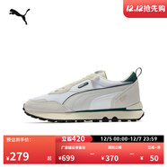 彪馬（PUMA）官方【復古跑鞋】男女低幫輕便抓地透氣運動(dòng)休閑鞋RIDER FV387173 白-米白色-01 45