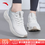 安踏（ANTA）游川丨女鞋運動(dòng)鞋女秋季新款輕質(zhì)跑步鞋女慢跑鞋子 象牙白/氫氧綠-3 38