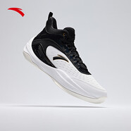 安踏（ANTA）見(jiàn)山2.5 RETRO LITE籃球鞋男冬季訓練低幫耐磨減震防滑實(shí)戰運動(dòng)鞋 【見(jiàn)山2.5 Lite】雪花白/基礎黑-4 39