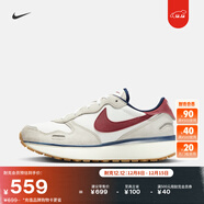 耐克女子緩震華夫鞋冬季厚底鞋運動(dòng)鞋NIKE PHOENIX WAFFLE FZ3600 072淺骨色/隊紅/帆白/深藏青 38