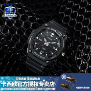 卡西歐（CASIO） 男表女表卡西歐手表男女情侶表學(xué)生時(shí)尚運動(dòng)表太陽(yáng)能雙顯電子表 MW-620H-1AVDF劍客-復古黑 新一代