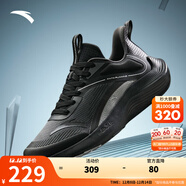 安踏毒刺5丨男鞋運動(dòng)鞋男士夏季抓地訓練防滑中考體測訓練跑步鞋子 【毒刺】碳灰/黑-1 40.5