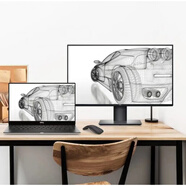 SS適配Dell/戴爾U2417H U2424H窄邊框IPS 設計辦公繪圖顯示器U2723QM拆機 UP3216Q 31.5寸4K 夏普面板 套餐一