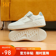 361°運動(dòng)女鞋秋冬季學(xué)生復古厚底增高小白休閑板鞋子女682116601F-10