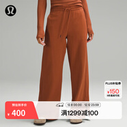 lululemon丨French Terry 女士毛圈布高腰長(cháng)褲 透氣 LW5FF7S 暗橙色 3XS /0