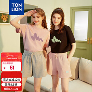 唐獅（TonLion）2025短袖T恤女半袖體恤chic寬松上衣