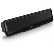 飛利浦（PHILIPS）SPA2100筆記本電腦小音箱便攜可夾USB雙模臺式有線(xiàn)藍牙音響 黑色 有線(xiàn)+藍牙雙模式/USB線(xiàn)長(cháng)1.2米