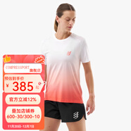 COMPRESSPORT跑步 Performance 短袖 III 女 SS Tshirt 熒紅/白 XS