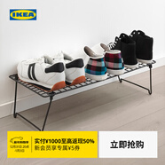 宜家（IKEA）GREJIG格雷伊格鞋架進(jìn)門(mén)口家用小鞋架落地鞋架現代 鮮紅色鞋架