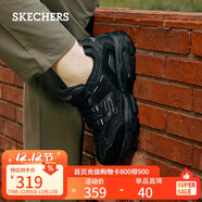 斯凱奇（Skechers）男鞋秋季厚底老爹鞋休閑熊貓鞋軟底運動(dòng)鞋237067