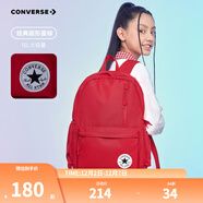 匡威雙肩包男女童簡(jiǎn)約書(shū)包新款時(shí)尚運動(dòng)背包初高中生防水書(shū)包 經(jīng)典紅色 【30CM*11.5CM*44CM】