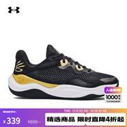 安德瑪（UNDERARMOUR）庫里Curry Splash 24 AP男女情侶運動(dòng)籃球鞋3027262 黑色001 40.5