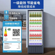 海爾冷柜SC-339J冷藏展示柜商用飲料無(wú)霜339/412升立式冰箱玻璃門(mén)保鮮 0升 [新品]408升/1.96不銹鋼風(fēng)冷