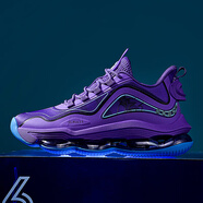 艾弗森IVERSON/艾弗森籃球鞋男低幫夏季新款耐磨防滑減震氣墊運動(dòng)鞋 A356樹(shù)莓紫 39