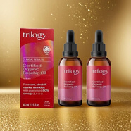 趣樂(lè )活（trilogy） 澳洲玫瑰果油面部精油保濕養膚油精華油玫瑰油45ml 45ml/2瓶