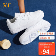 361°運動(dòng)女鞋秋冬季學(xué)生復古厚底增高小白休閑板鞋子女682116601F-7