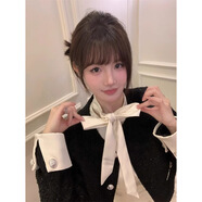 史卿法式富家千金套裝早春小香風(fēng)外套蓬蓬連衣裙子感小洋裝兩件套春秋 外套（單件（加內里*5345 S