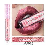 采女紫色唇釉紫羅蘭色葡萄紫細閃口紅唇彩亮晶晶閃亮流金唇蜜珠光帶閃 11橙粉色