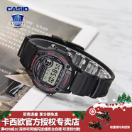 卡西歐（CASIO） 男表女表卡西歐手表男女情侶表學(xué)生時(shí)尚運動(dòng)表太陽(yáng)能雙顯電子表 W-220H-1A2VDF顏小紅
