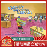 Froggy let's Gets Dressed 青蛙弗洛格 吳敏蘭書(shū)單 青蛙小吉低幼啟蒙認知 吳敏蘭書(shū)單 英文原版繪本 綠山墻 Froggy Goes To The Librar