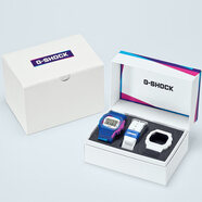 卡西歐（CASIO）上海實(shí)體店卡西歐瑪麗聯(lián)名款方形石英男女手表DW-5600SMB-4PR DWE-5600PR-2PR 套裝 電池款