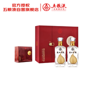 永不分梨 五糧液股份 40度 375mL*2瓶 喜酒特產(chǎn)禮品宴請收藏擺柜禮盒裝